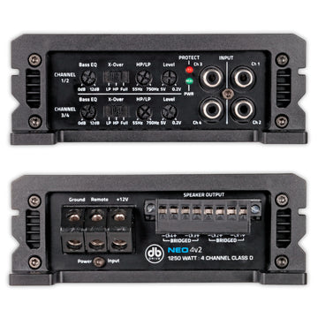 Amplificador Marino Full-Range DB Drive NEO4v2 1250W - Audioshop México lo mejor en Car Audio en México -  DB Drive